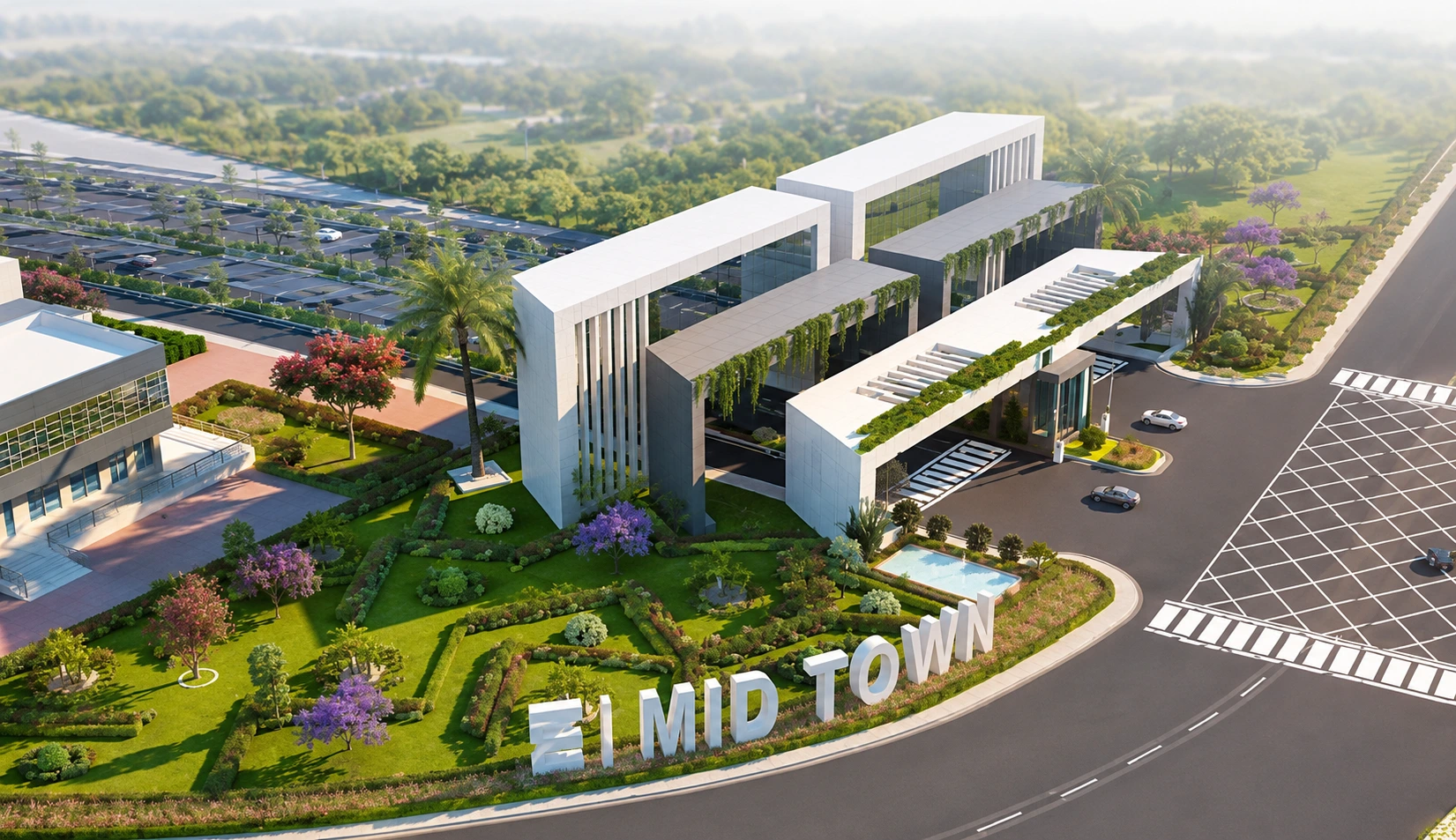 ZSZ Midtown Farms at Main Super Highway Karachi luxury property
