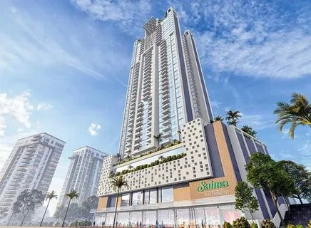 Saima One Residency Clifton Location near Park Tower, Clifton Block 5